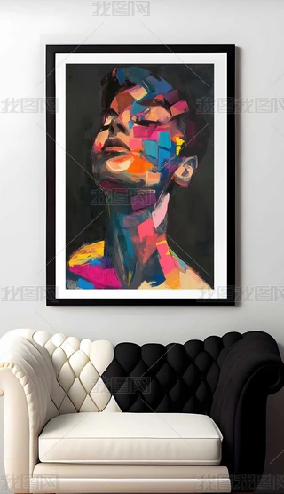 人物抽象画图片图片大全-人物抽象画图片背景图片-我图网