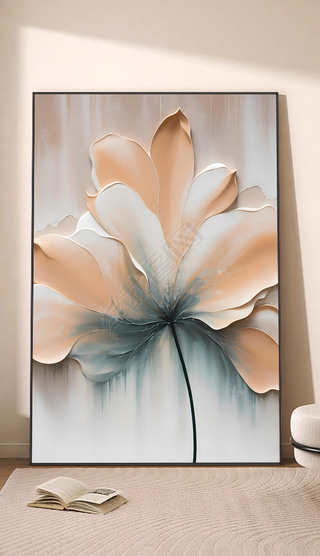 手绘简约清新花卉专题模板