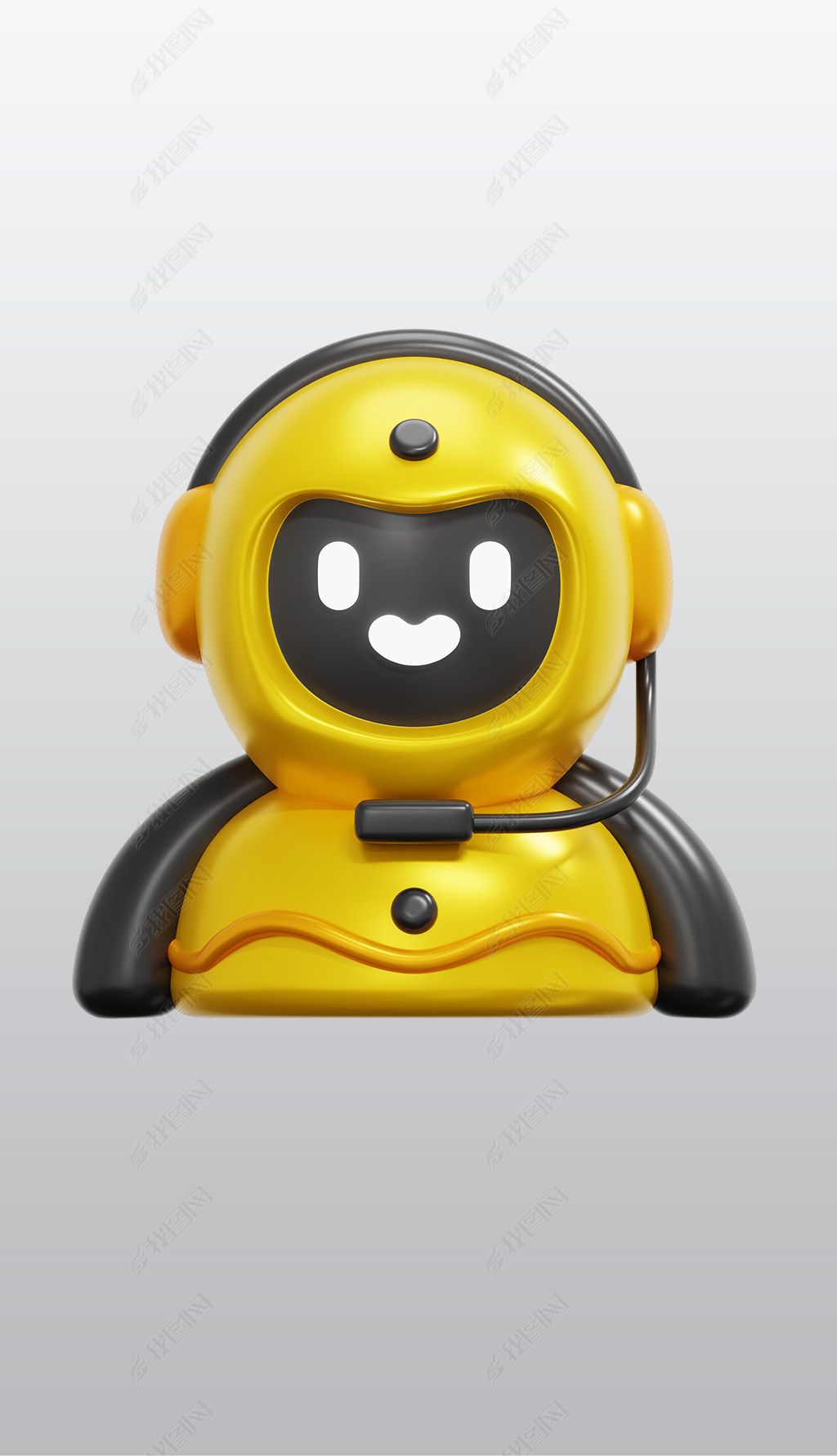 聊天机器人3d图标高清免抠透明png图片素材下载-编号35237728-其他-我