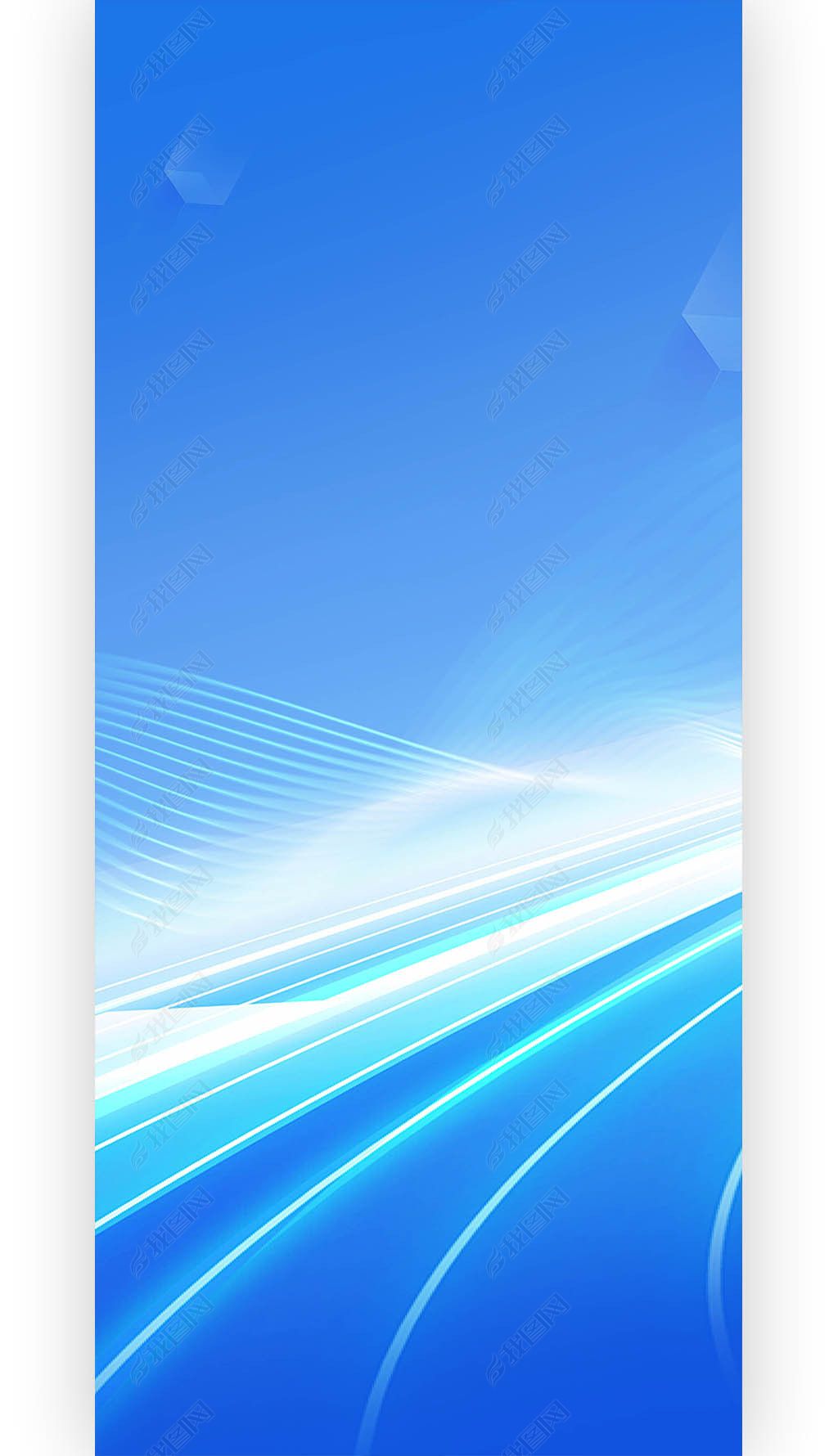 原创蓝色x展架易拉宝海报背景图素材psd展板模板