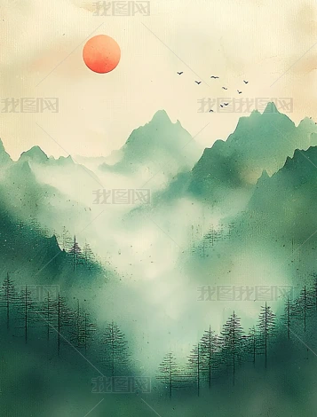 �¹�ɽˮ���������ͼƬԪ��