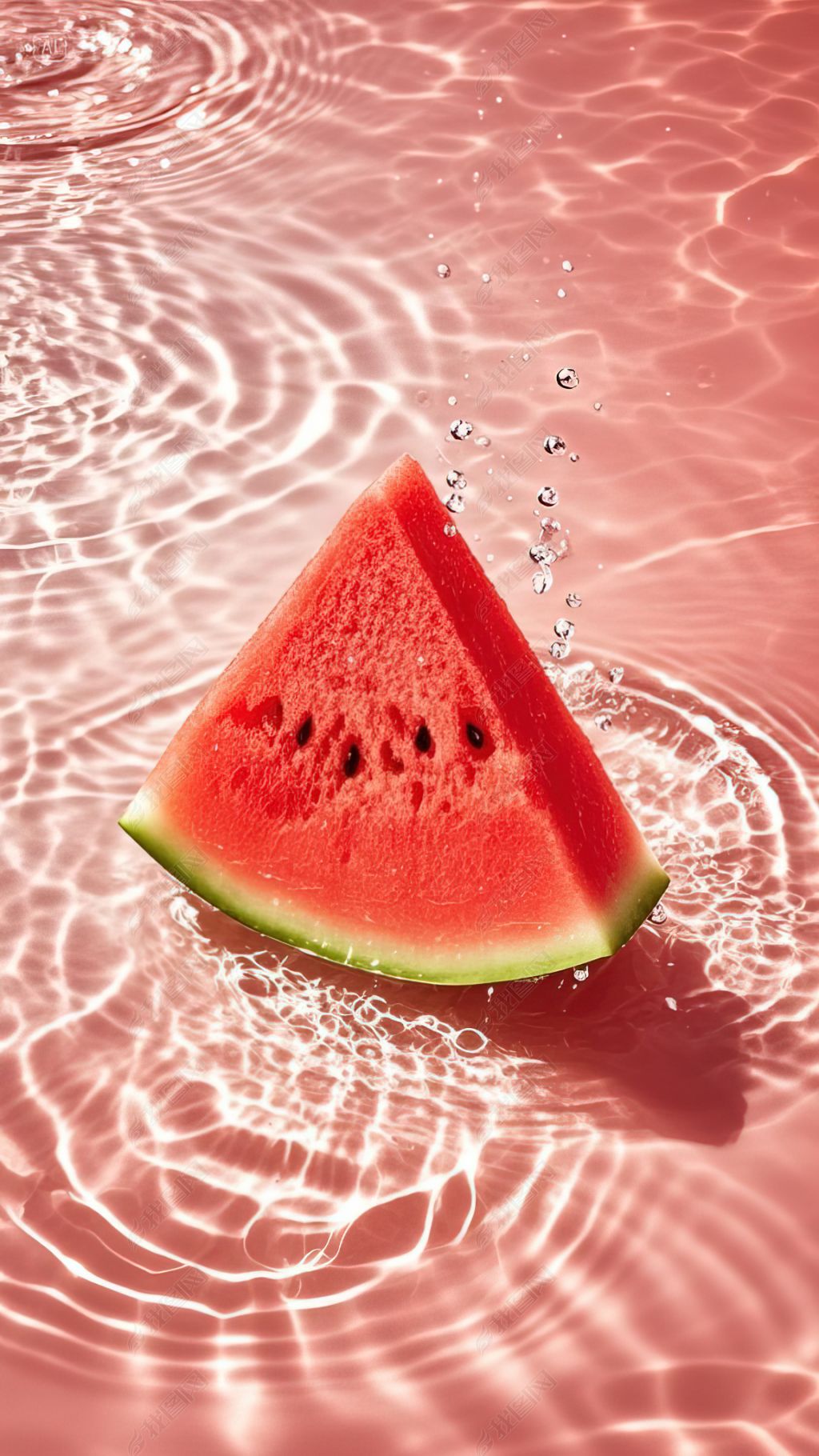 原创治愈系夏日西瓜手机壁纸