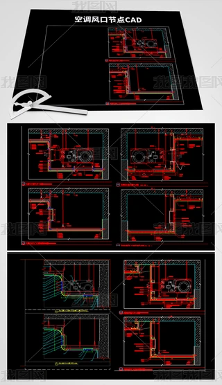 �յ���ڽڵ�CADͼ��