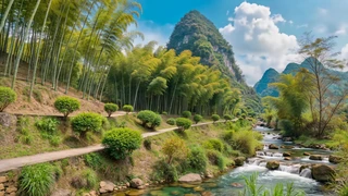 山水竹林 TIANMU WATER PIPE TRAIL and BANLING CANAL via MOUNT SHAMAO