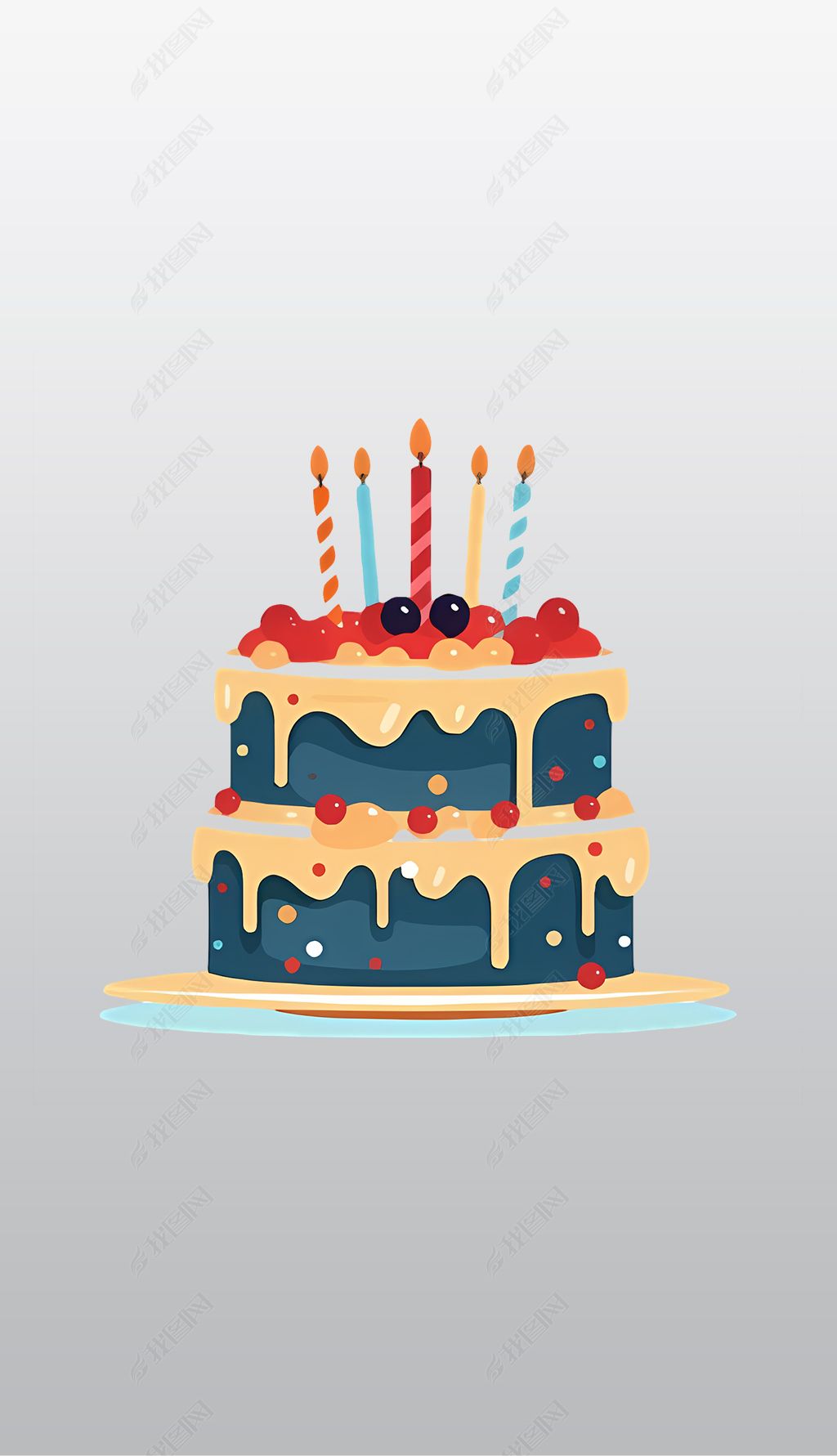当前位置:首页全部分类免抠元素卡通手绘其他蜡烛和装饰的生日蛋糕