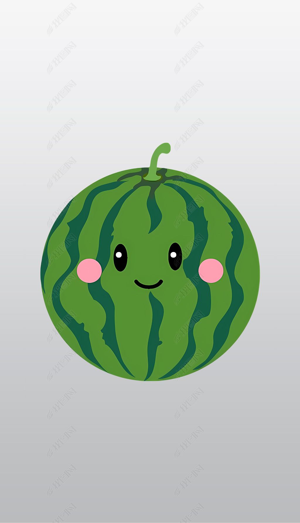 卡通手绘其他可爱的微笑西瓜插画高清透明免抠png图片素材购物车分享