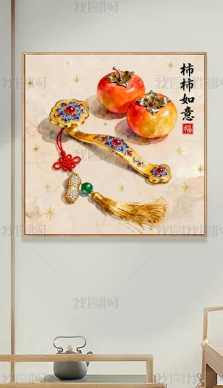 珐琅彩装饰画图片大全-珐琅彩装饰画背景图片-我图网
