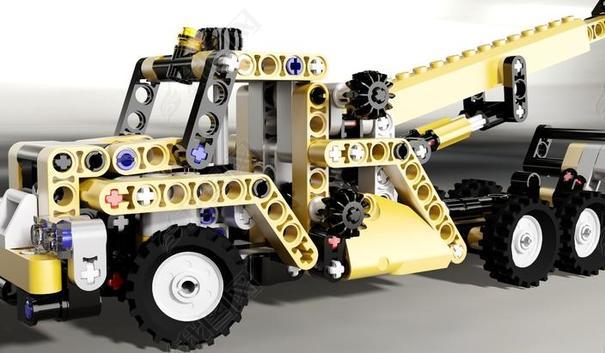 原创乐高工艺8067辆拖车版权可商用