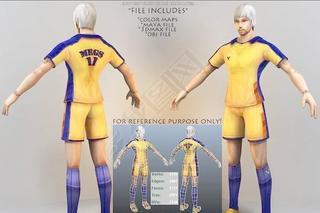 soccer player model - textures ˶Ա mayaģ