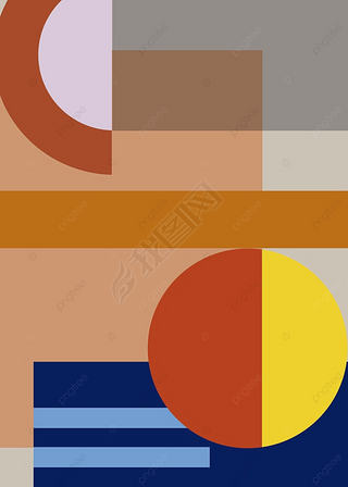 创意几何色块背景