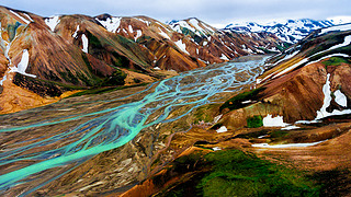 ߵLandmannalaugarɫѩɽͽ