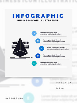 3Dʦ蹤ߺɫInfographicͼģ壬ɫ