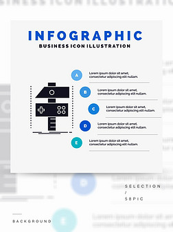 GlyphϷϢͼģ-ɫinfographic