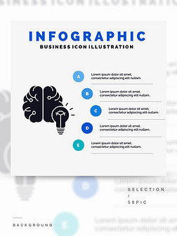 ҵԵվͼģɫinfographic