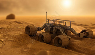 Robot of humans on Mars