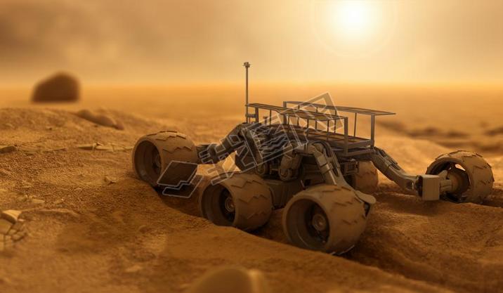 Robot of humans on Mars