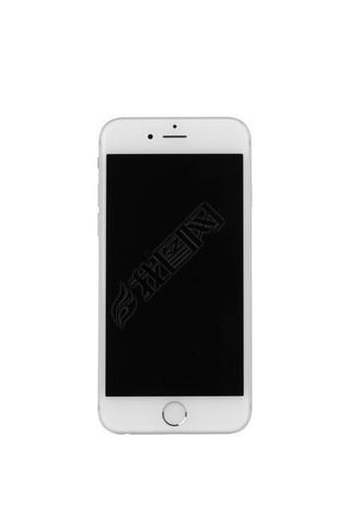 White iPhone 6 from front view on white background