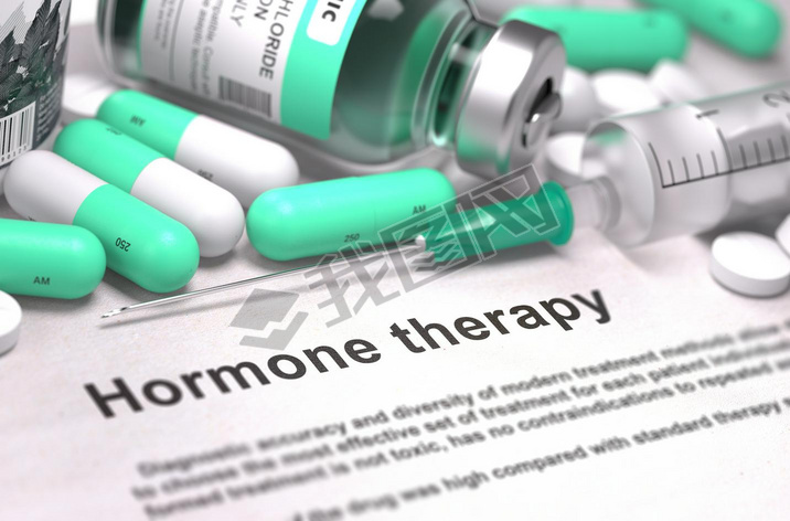 Hormone Therapy - Medical Concept with Blurred Background.