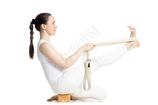 Yoga with props, Krounchasana Pose