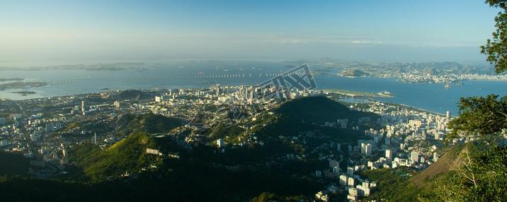 Downtown Rio and the Rio-Niteri Bridge