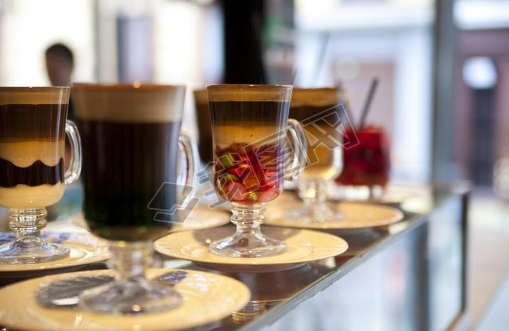 MADRID, SPAIN - MAY 28, 2014:  Drinks in Mercado San Miguel market, famous food market in the centre