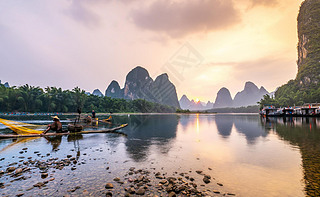 The Beautiful Landscape and Natural Landscape of Guilin