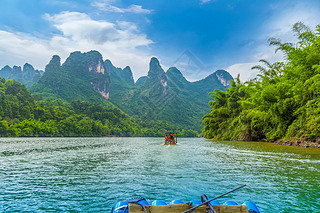 Yangshuo Xingping Lijiang River natural landscape scenery