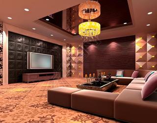 3D club room, hall