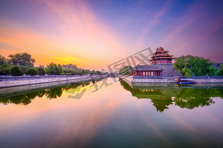 Forbidden City moat in Beijing