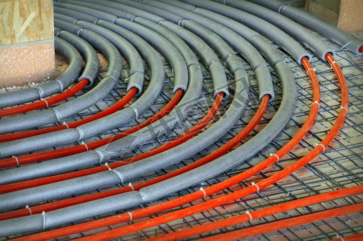 Laying of floor heating