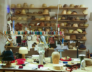 textile workshop hat manufacture, fashion.