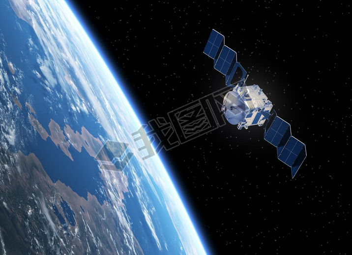 Satellite Deploys Solar Panels