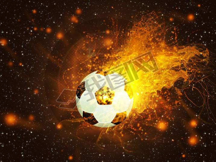 Soccer Ball in Fire