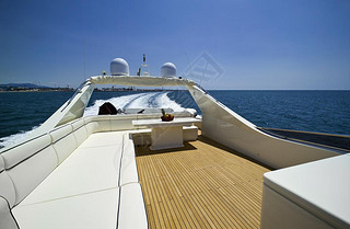 Italy, Tuscany, Viareggio, Tecnomar Nadara 88 Fly luxury yacht