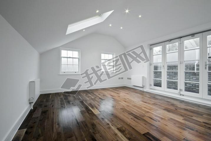 Loft room with roof window