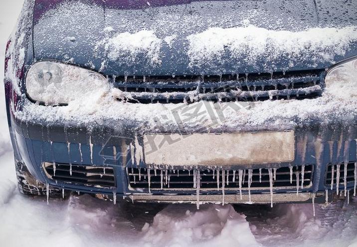 Icy car