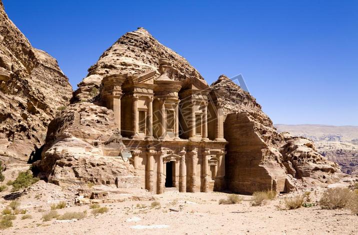 The Monastery in ancient city of Petra