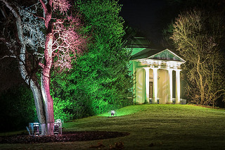 Kew Gardens in Christmas time, London, UK