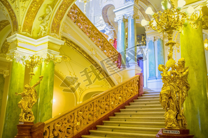 Golden stairs of the Opera