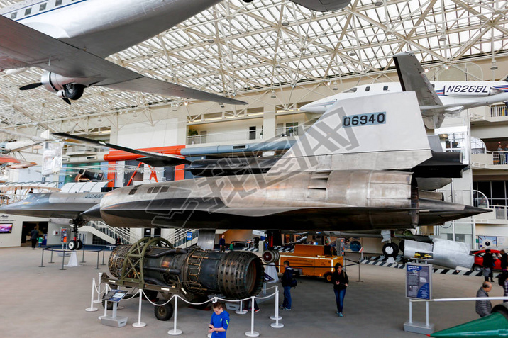 SEATTLE, WA - APRIL 8, 2017: The Museum of Flight in Seattle, Washington, USA. 