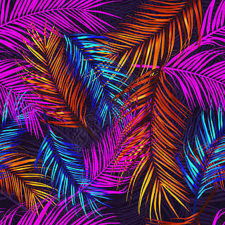 Tropical fashion floral pattern, in Hawaiian style