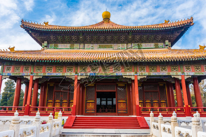 Beautiful chinese confucian temple, Beijing