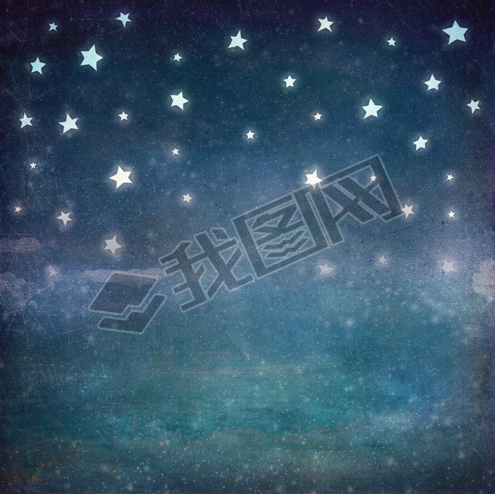 Stars at night grunge sky ,background
