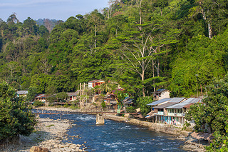 Bukit lawang village