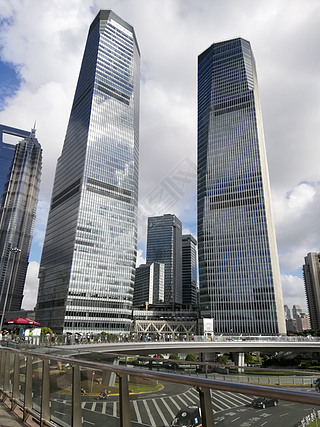 上海办公大楼大厦天桥城市建筑摄影