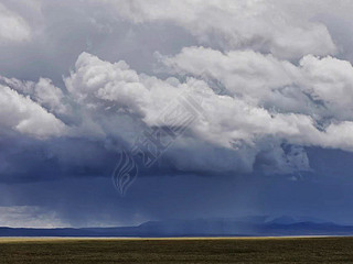 高清自然风光蓝天白云青藏高原云层摄影图