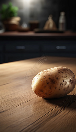 土豆新鲜蔬菜摄影图背景手机端竖图