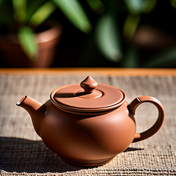 高清画质原创灰背景红色圆形茶叶盒玻璃茶杯红茶茶托