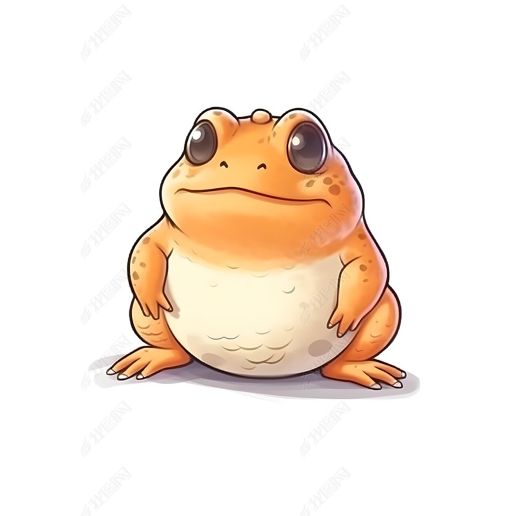 卡通手绘蛤蟆