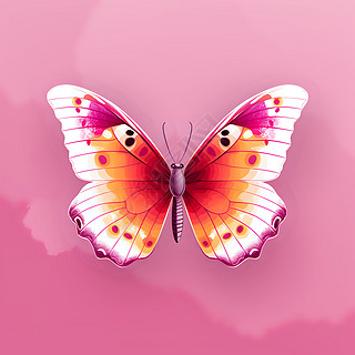 14彩色好看的蝴蝶元素